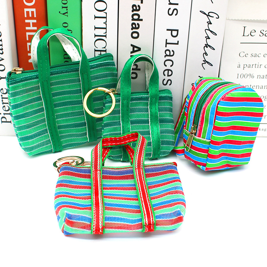 Mini Backpack Purse - Cesta de vegetais Mini Coin Purse,