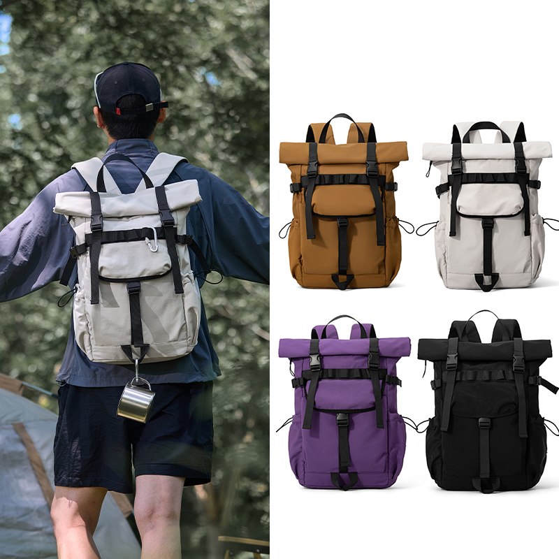 Hiking Backpack Waterproof - Nova mochila masculina expansível com abertura