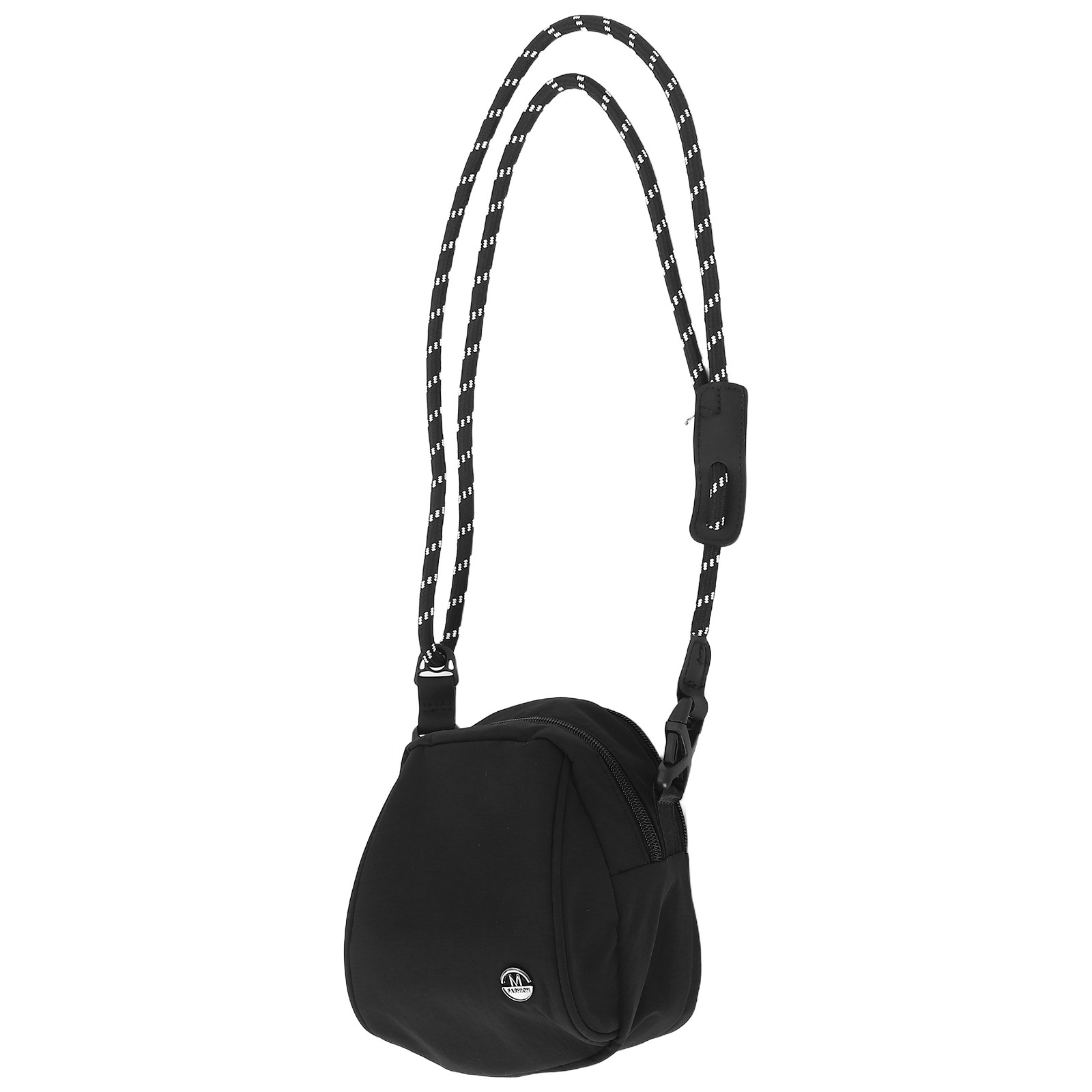 Mini Backpack Purse - Bolsa Transversal Leve Preta Unissex Pequena