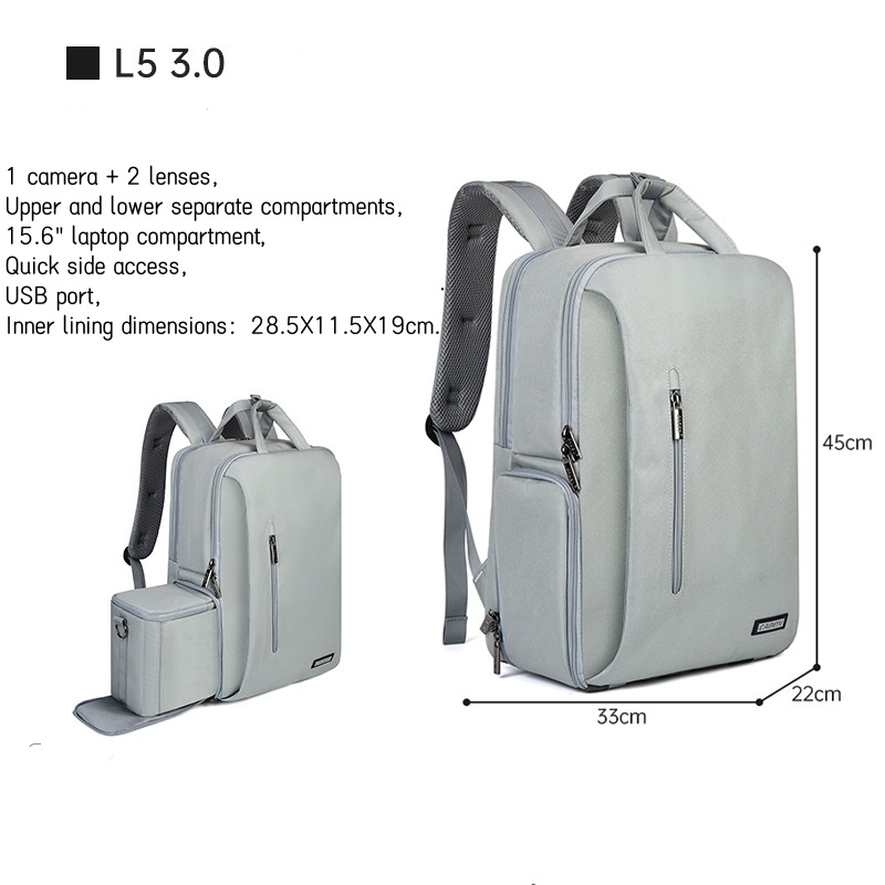 Mochila grande para câmera DSL - Laptop Backpack 15.6 avaliação e preço