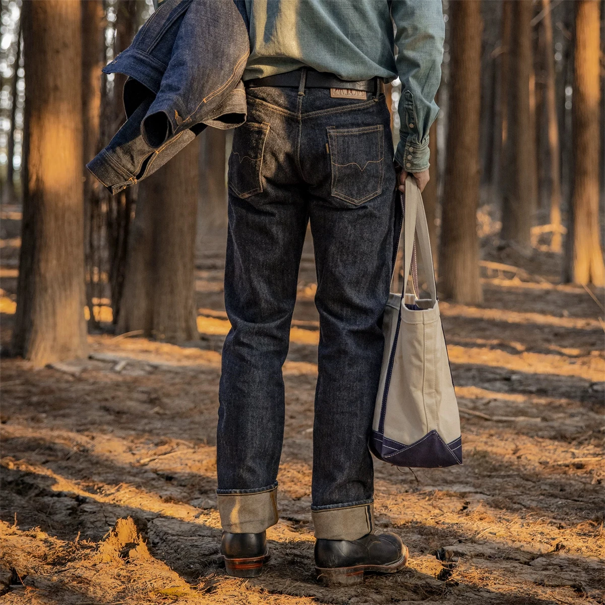 Red Tornado NOIR 21oz Selvedge - Levis Jeans 501 avaliação e preço