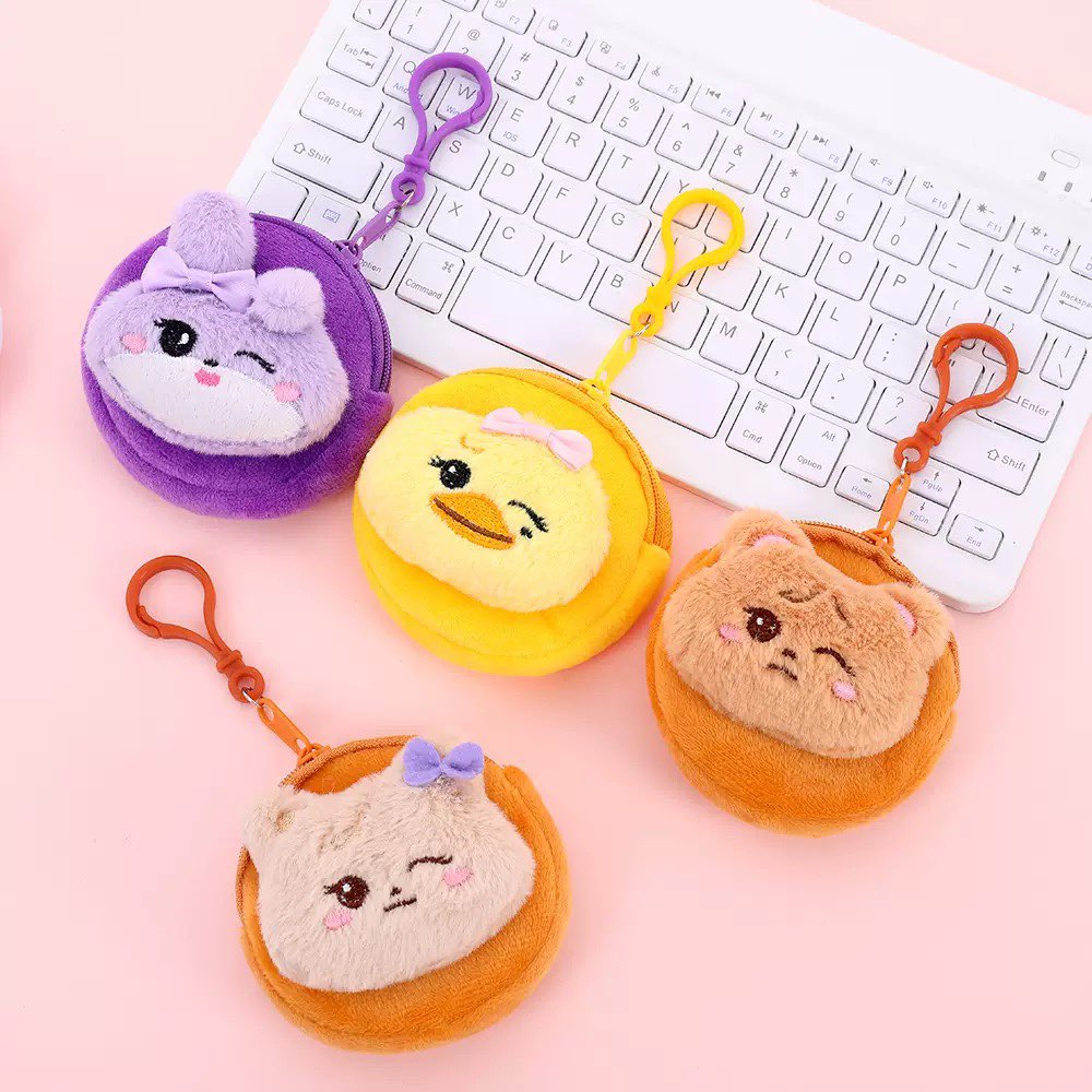 Nova Bolsa de Moedas de Pelúci - Mini Backpack Purse avaliação e preço
