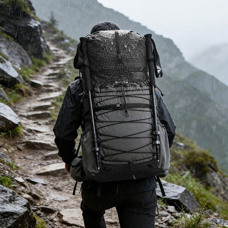 Mochila de Hiking Leve de 70L  - Rain Cover Backpack avaliação e preço