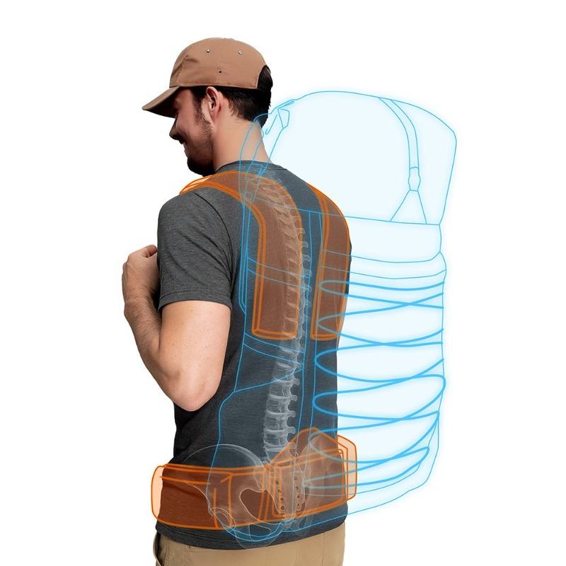 Mochila de Hiking Leve de 70L  - Rain Cover Backpack avaliação e preço