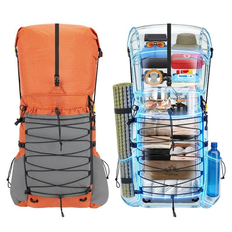 Mochila de Hiking Leve de 70L  - Rain Cover Backpack avaliação e preço