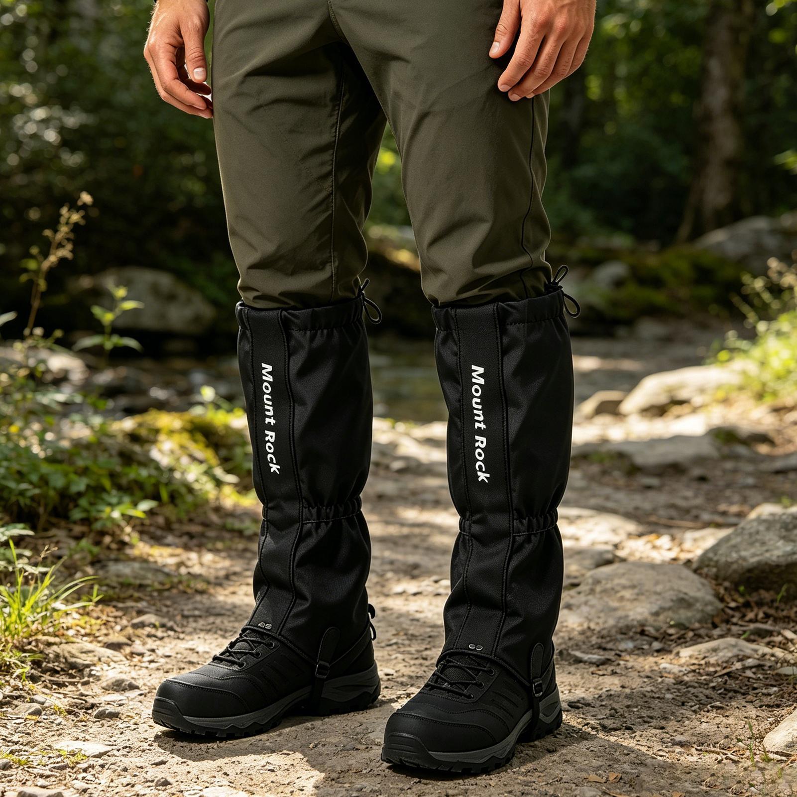 1 Par de Polainas Impermeáveis - Hiking Backpack Waterproof avaliação e preço